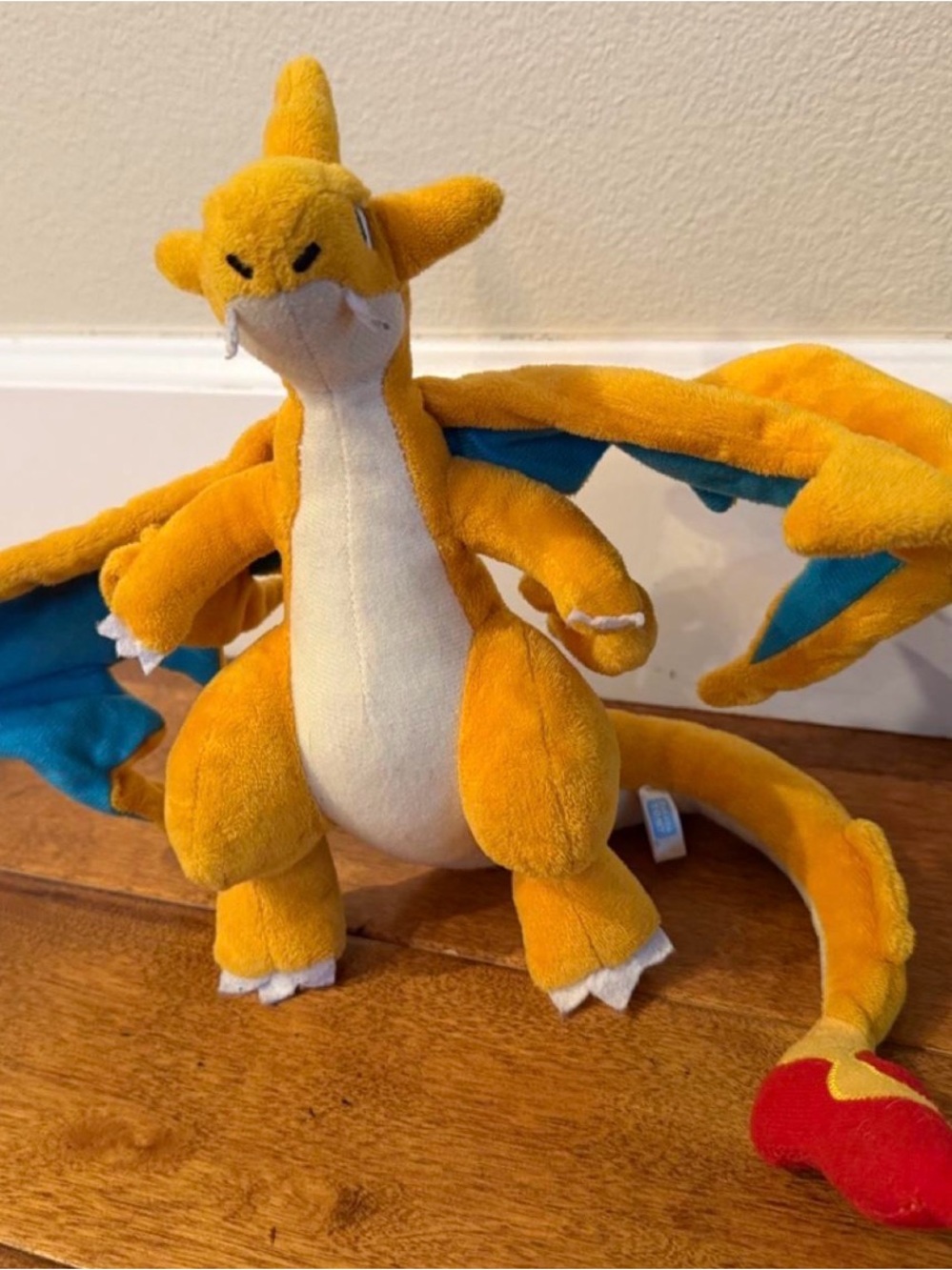 Official Mega Charizard Y Pokemon Soft Plush Toy Nintendo Tomy Takara
